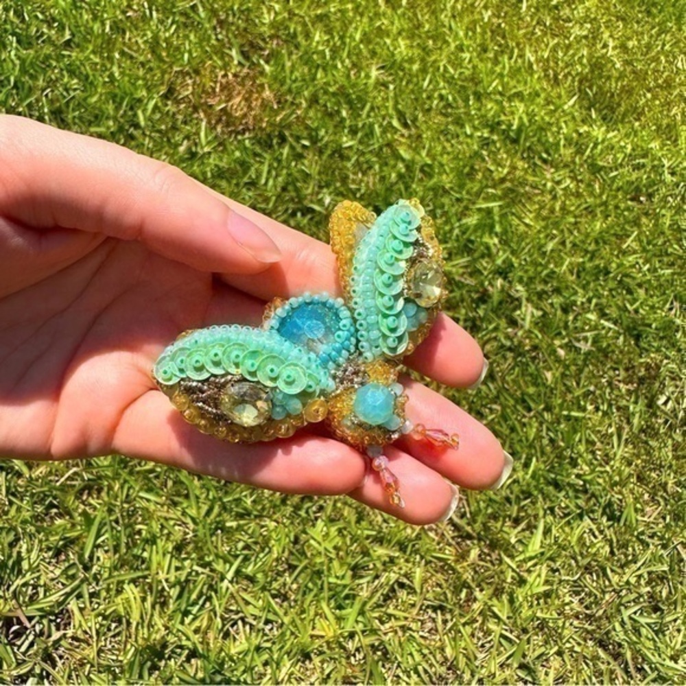 DIY Hand made “bug” brooch